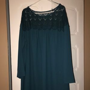 Lace top dress